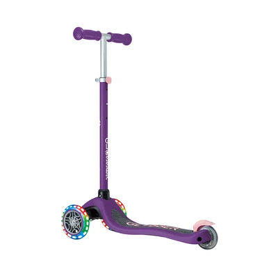 Gambar Globber Skuter Primo Dengan Lampu V2 - Ungu