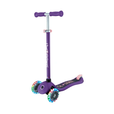Gambar Globber Skuter Primo Dengan Lampu V2 - Ungu
