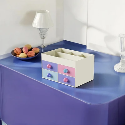 Gambar Stora Clown Organizer Meja Dengan 4 Laci 21x14.2x12.2 cm - Mix