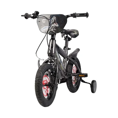 Gambar Element Bike 12 Inch Sepeda Anak Jurassic World Raptor - Abu-Abu