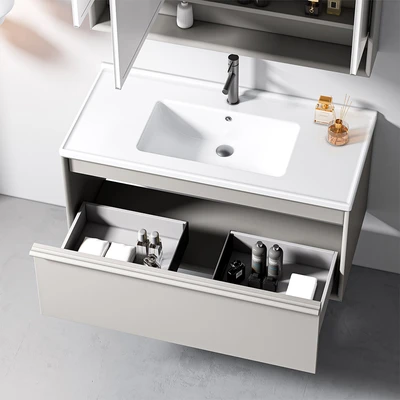 Gambar Informa Berlin Kabinet Kamar Mandi 100x47.5x50 cm - Abu-Abu