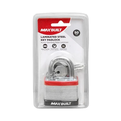 Gambar Maxbuilt Gembok Boron Shackle 5 cm - Silver