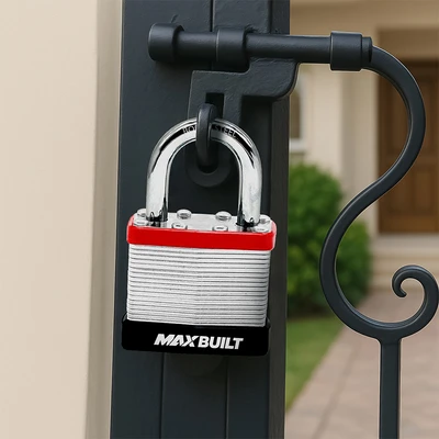 Gambar Maxbuilt Gembok Boron Shackle 6 cm - Silver