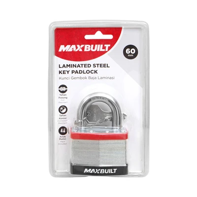 Gambar Maxbuilt Gembok Boron Shackle 6 cm - Silver