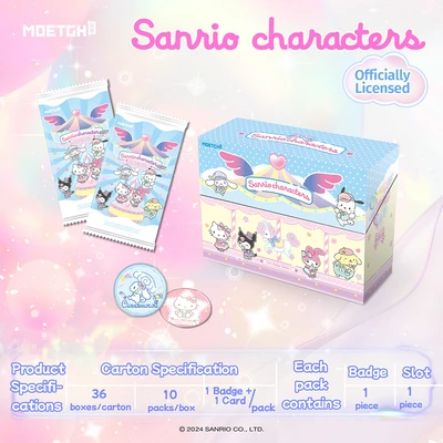 Gambar Kabao Set Kartu Sanrio Cute & Badge Series 1 Random
