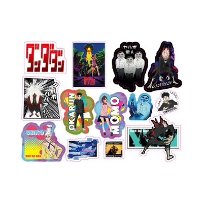 Gambar Kabao Stiker Dandadan Characters - Mix