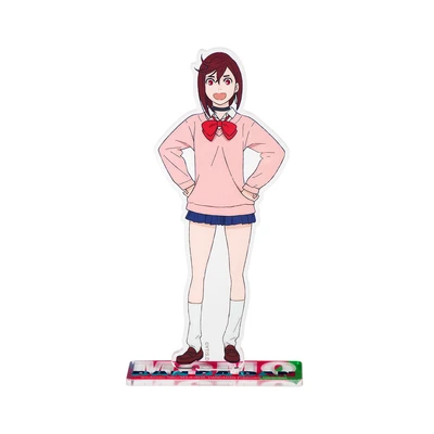 Gambar Kabao Dandadan Miniatur Dekorasi Stand Akrilik Momo Ayase - Pink
