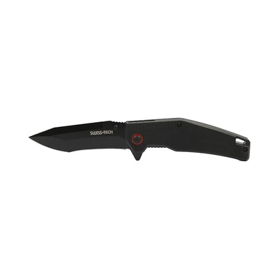 Gambar Swiss Tech 3.5 inch Pisau Saku Lipat - Hitam