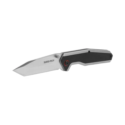 Gambar Swiss Tech 3.5 inch Pisau Saku Lipat - Abu-abu