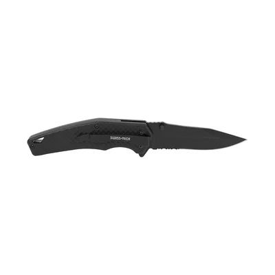 Gambar Swiss Tech 4 inch Pisau Saku Lipat - Hitam