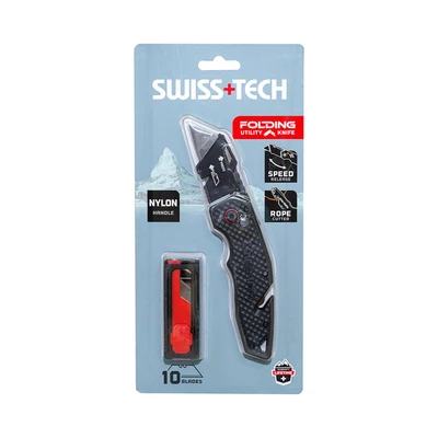 Gambar Swiss Tech Pisau Serbaguna Speed Opening - Hitam