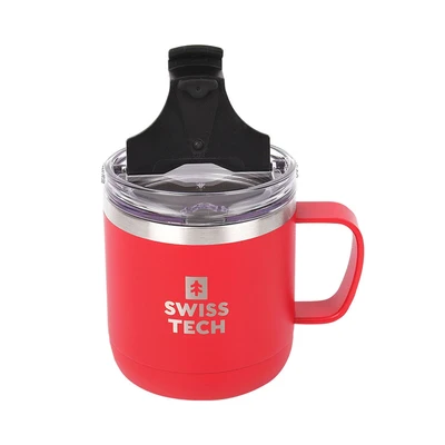 Gambar Swiss Tech Mug Vacuum Flask Stainless Steel 413 ml - Merah