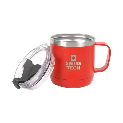Gambar Swiss Tech Mug Vacuum Flask Stainless Steel 413 ml - Merah