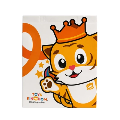 Gambar Toys Kingdom Tas Belanja Tiggi Small - Putih/Oranye
