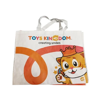 Gambar Toys Kingdom Tas Belanja Tiggi Large - Putih/oranye