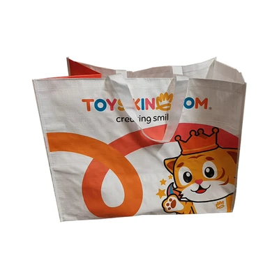 Gambar Toys Kingdom Tas Belanja Tiggi Large - Putih/oranye