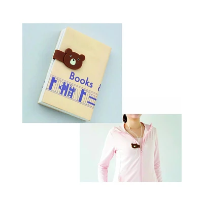 Gambar Lihit Lab Klip Magnet Serbaguna Bear - Cokelat