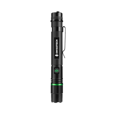 Gambar Swiss Tech Senter LED Rechargeable 200 Lumen ST031619 - Hitam