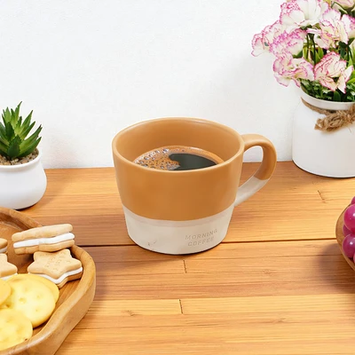 Gambar Appetite Hazel Mug Porcelain 320 ml Set 4 pcs - Cokelat