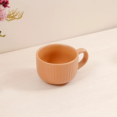 Gambar Appetite Hazel Teko Teh & Cangkir Porcelain Dengan Nampan 600 ml Set 3 Pcs - Cokelat