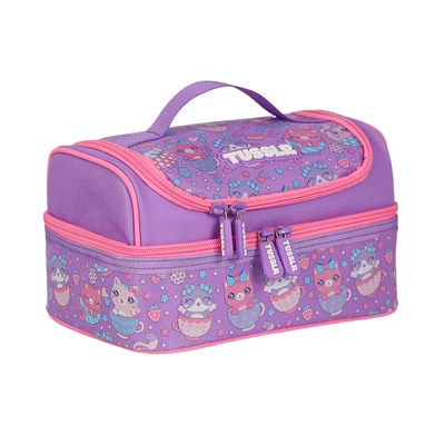 Gambar Tusslr Tas Bekal Makanan Polyester Cat - Ungu