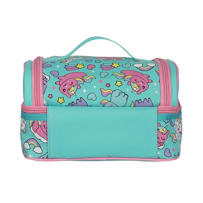 Gambar Tusslr Tas Bekal Makanan Polyester Unicorn - Hijau