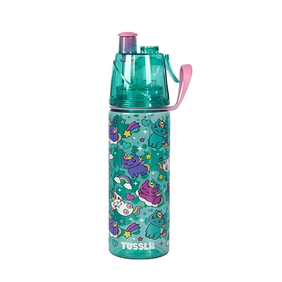 Gambar Tusslr Botol Minum Tumbler Plastik Anak Unicorn 590 Ml - Hijau