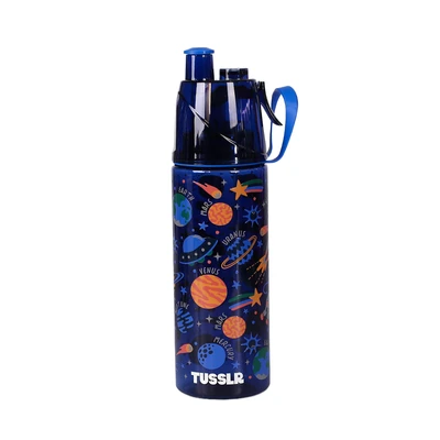 Gambar Tusslr Botol Minum Tumbler Anak Plastik Space 590 Ml - Biru