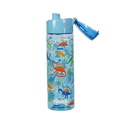 Gambar Tusslr Botol Minum Tumbler Anak Plastik Dino 750 Ml - Biru