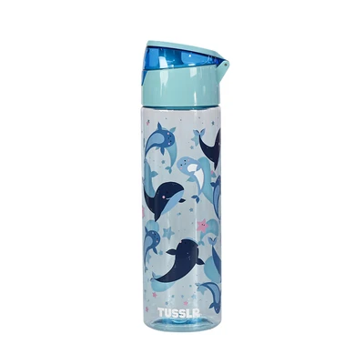 Gambar Tusslr Botol Minum Tumbler Plastik Whale 750 Ml - Biru