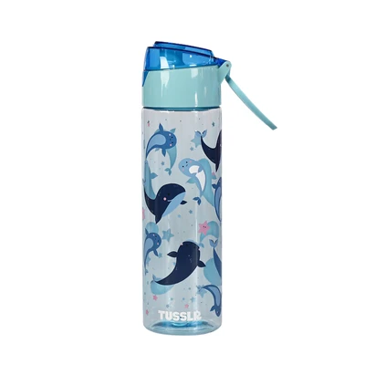 Gambar Tusslr Botol Minum Tumbler Plastik Whale 750 Ml - Biru