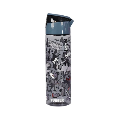 Gambar Tusslr Botol Minum Anak Plastik Dino 750 Ml - Abu-abu