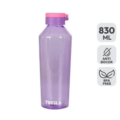 Gambar Tusslr Botol Minum Tumbler Plastik 830 Ml - Ungu