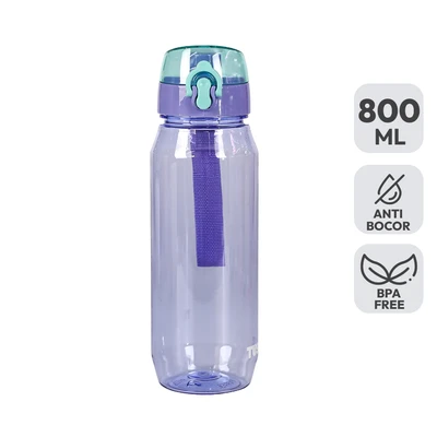 Gambar Tusslr Botol Minum Tumbler Plastik 800 Ml - Ungu Violet