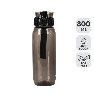 Gambar Tusslr Botol Minum Tumbler Plastik 800 Ml - Hitam