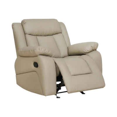 Norton I I Sofa Recliner Rocking Kulit 1 Seater - Cokelat