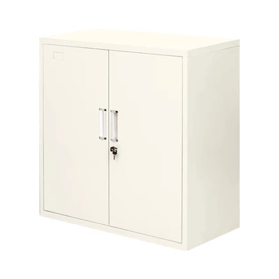 Gambar Krisbow Winnie Kabinet Kantor Metal 2 Pintu 113 cm - Krem Beige