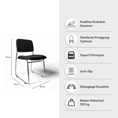 Gambar Informa Ziro Kursi Serbaguna - Hitam