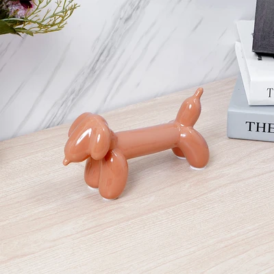 Gambar Informa 15x5x7.5 cm Patung Miniatur Dekorasi Balon - Oranye Terracotta