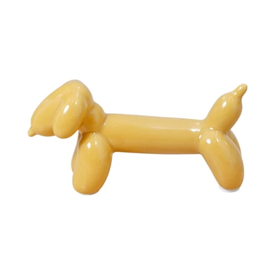 Gambar Informa 15x5x7.5 cm Patung Miniatur Dekorasi Balon Anjing - Kuning