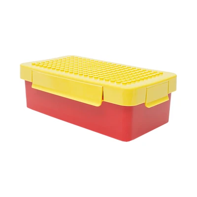 Gambar Kiddy Star Set Kotak Makanan Anak & Bricks Plastik 1.15 Ltr - Mix