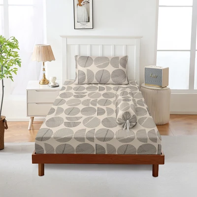 Gambar Sleeplite 120x200 cm Set 3 Pcs Seprai Microfiber Single Abstrak Noe