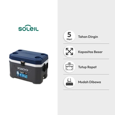 Gambar Igloo 51 Ltr Maxcold Cooler Box - Biru
