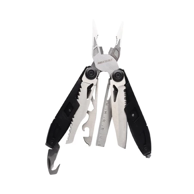 Gambar Maxbuilt Tang Lipat Multifungsi 14 in 1 - Hitam/Silver