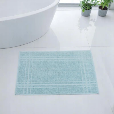 Gambar Forhom Keset Kamar Mandi 40x60 cm Set 3 pcs - Ungu Lilac/Biru/Hijau