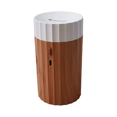 Gambar Breathe Diffuser Aromaterapi Dengan Efek Flame - Putih/Cokelat