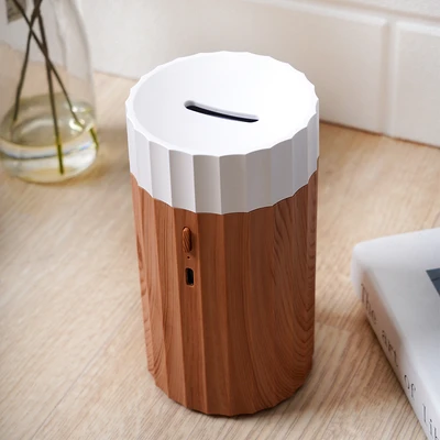 Gambar Breathe Diffuser Aromaterapi Dengan Efek Flame - Putih/Cokelat