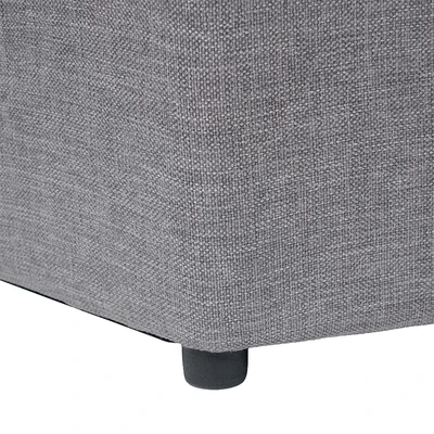 Gambar Informa Zoelle V2 Bangku Fabric Low - Abu-Abu