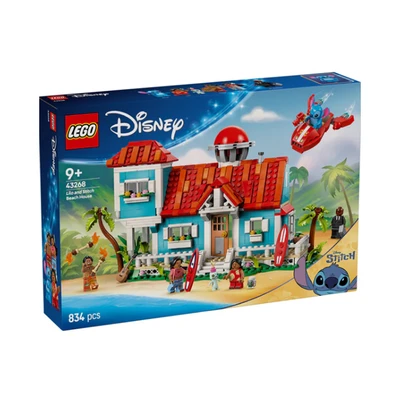 Gambar LEGO Disney Lilo & Stitch Beach House Set 834 Pcs 43268 - Mix