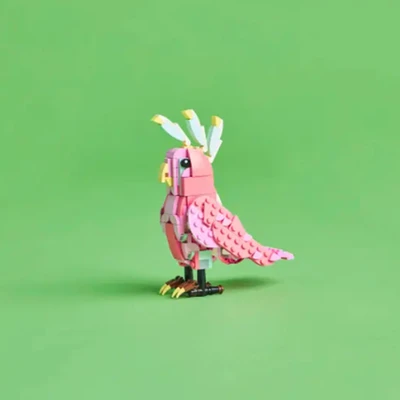 Gambar LEGO Creator 3 In 1 Wild Animals Pink Flamingo Set 288 Pcs 31170 - Pink